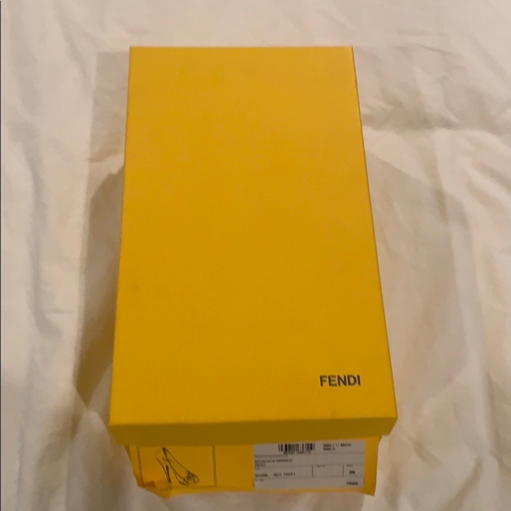 Fendi Black Patent Leather Heels. Size 6. - Picture 6 of 7